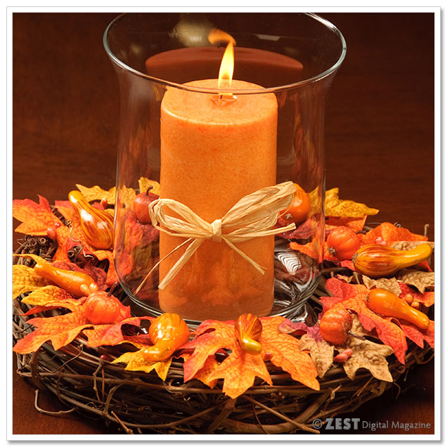 Easy Autumn Pumpkin Wreath