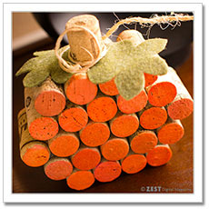How to Make a Wine Cork Pumpkin