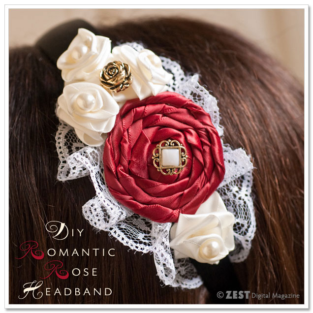Romantic Rose Headband