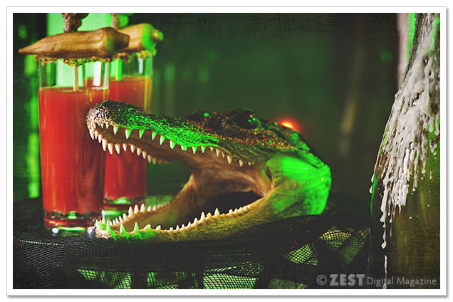 Voodoo On The Bayou Halloween Decor - Alligator Head