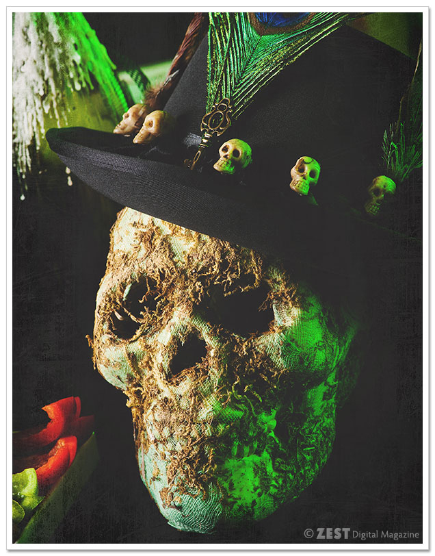Voodoo On The Bayou Halloween Decor - Skull