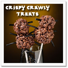 Halloween Crispy Crawly Treats