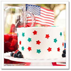 How to Decorate a Store-Bought Cake for the 4th
