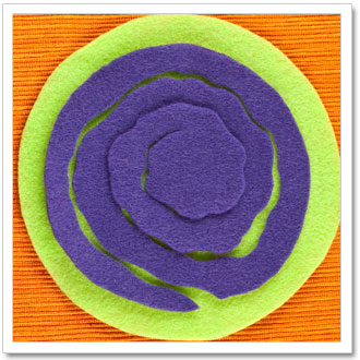 How to Make Felt Flower Rosette
