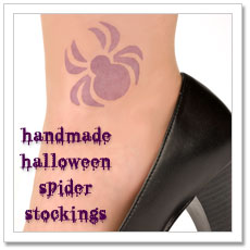Halloween Spider Stockings