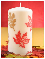 Leafy Candle