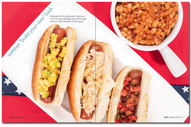 Gourmet Hot Dog Toppings